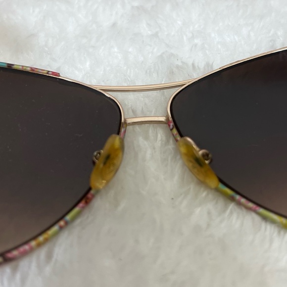 Vera Bradley Barbara Tutti Frutti Floral Aviator Sunglasses and Case Women’s main image 5